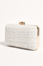 Load image into Gallery viewer, White Tweed Clutch

